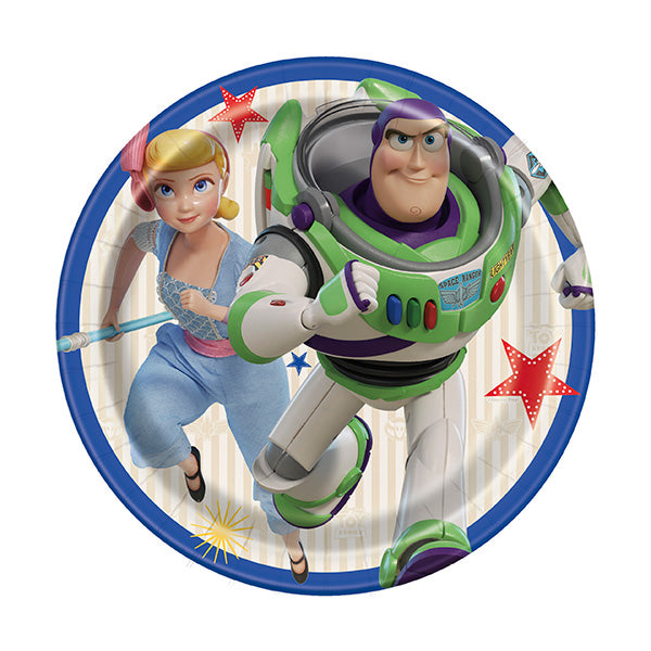 Disney Toy Story 7in Round Luncheon Paper Plates 8ct