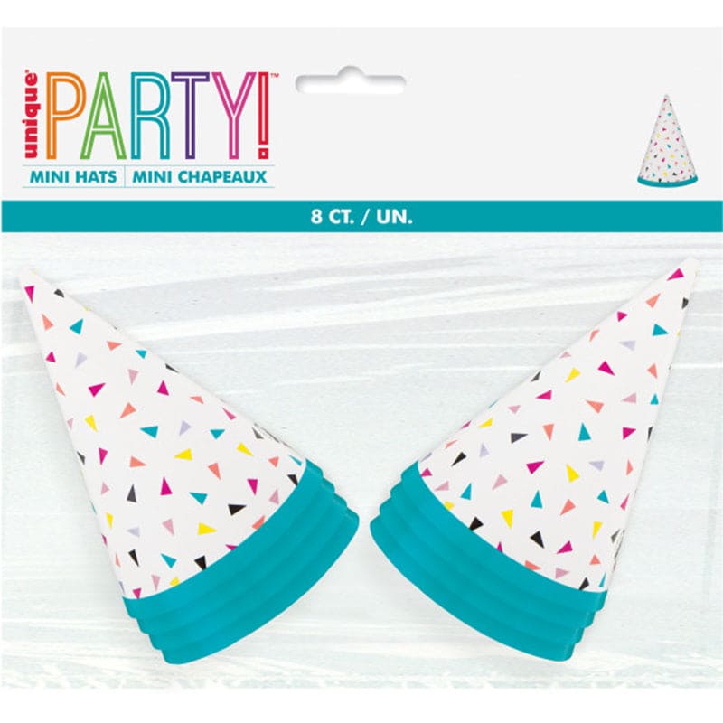 Confetti Mini Party Hats (8)
