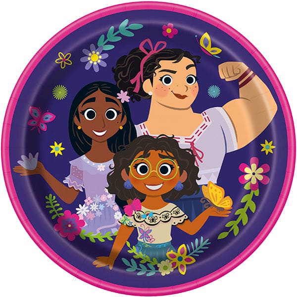 Disney Encanto 9in Round Dinner Paper Plates 8ct