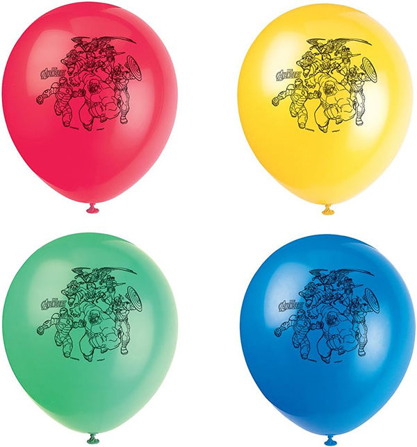 Avengers 12in Latex Balloons 8ct
