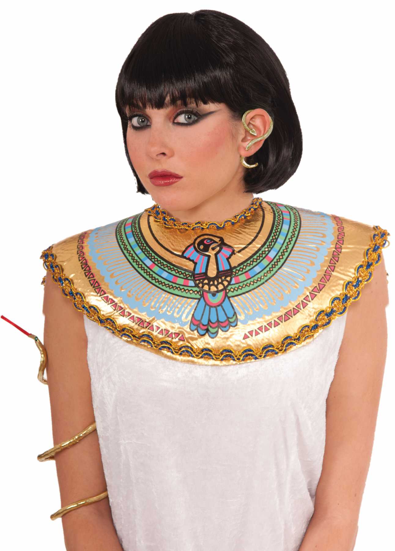 Gold Snake Wrap Earrings