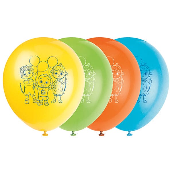 Cocomelon 12in Latex Balloons 8ct