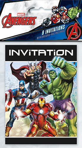 Avengers Invitations 8ct