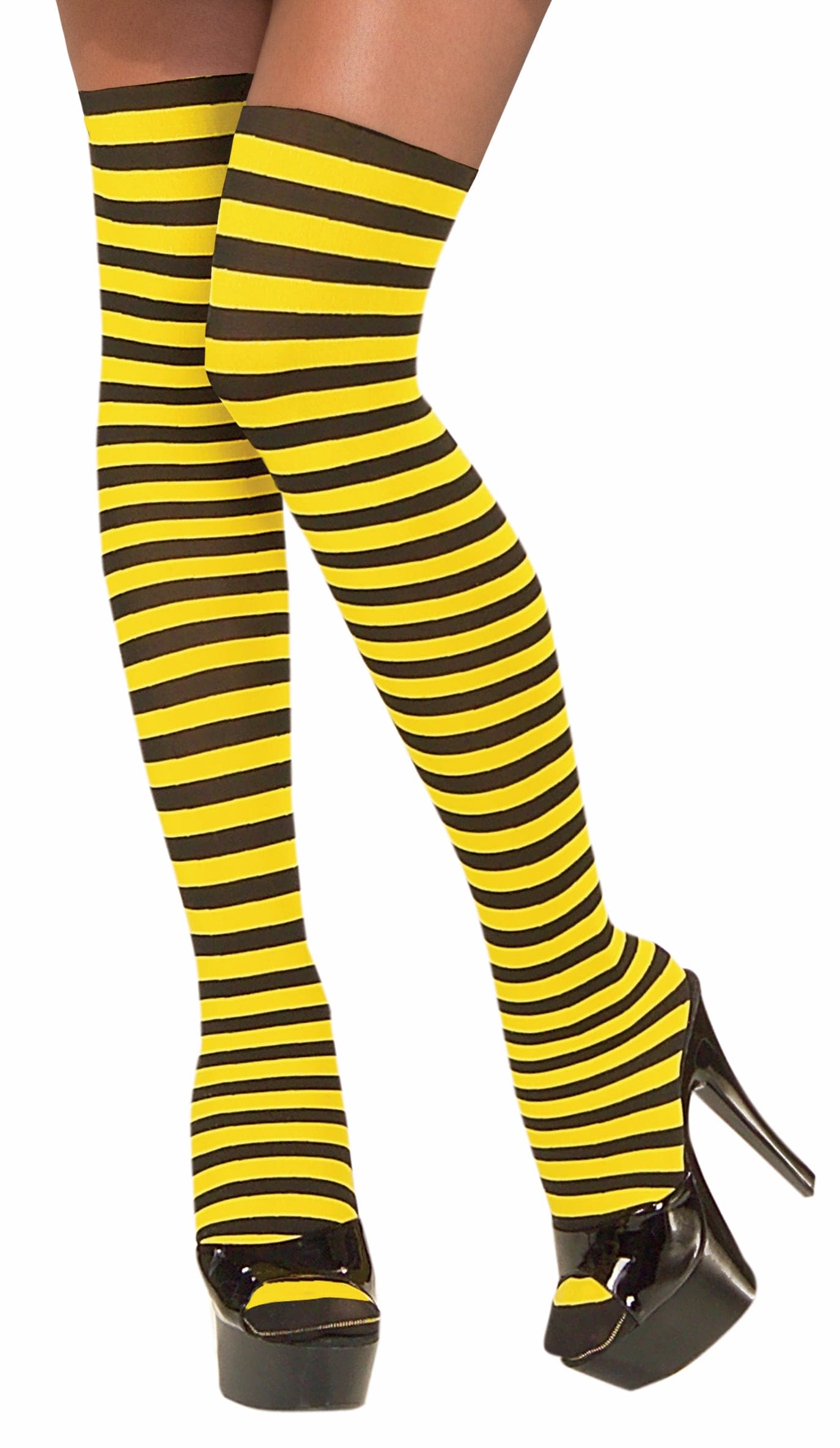 Bumble Bee Thigh High Stockings