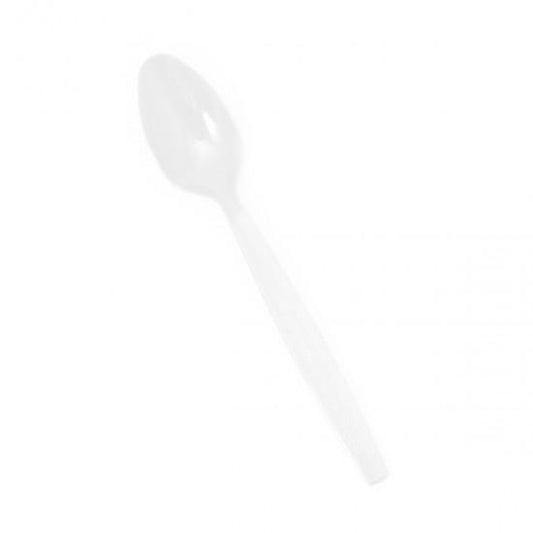 Premierware Heavyweight White Plastic Spoons 50ct