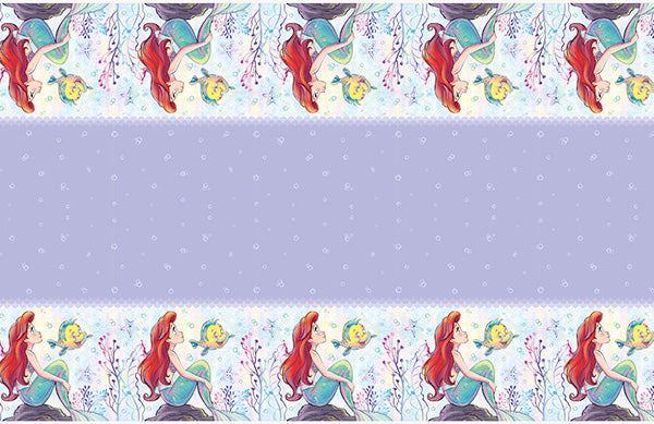 Disney The Little Mermaid 54 x 84in Plastic Table Cover