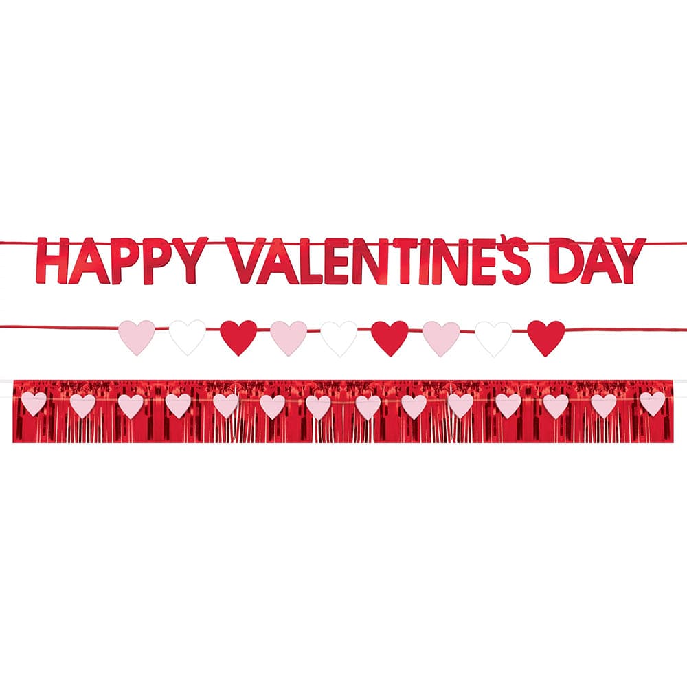 Valentine's Day Banner Kit 4 Ct
