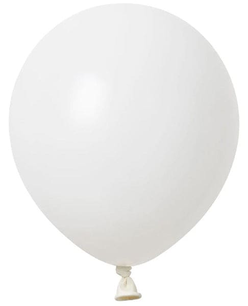 12" Standard Latex Balloon #170 White 25ct