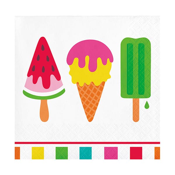 Sweet Summer Beverage Napkins 16 Ct