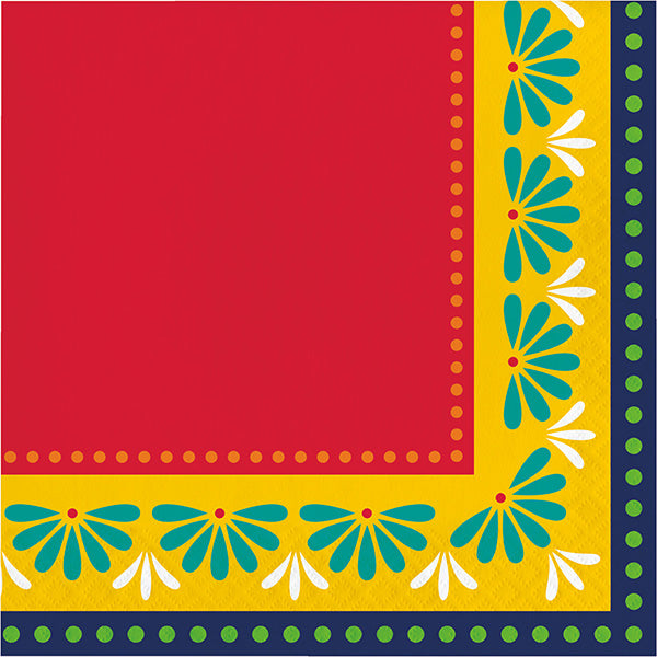 Fiesta Pottery Lunceon Napkins 16ct