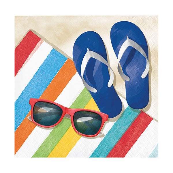 Beach Bum Beverage Napkins 16 Ct