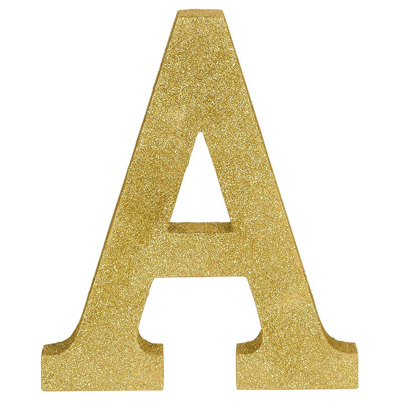 Letter A Glitter