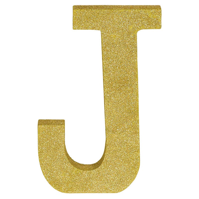 Letter J Glitter