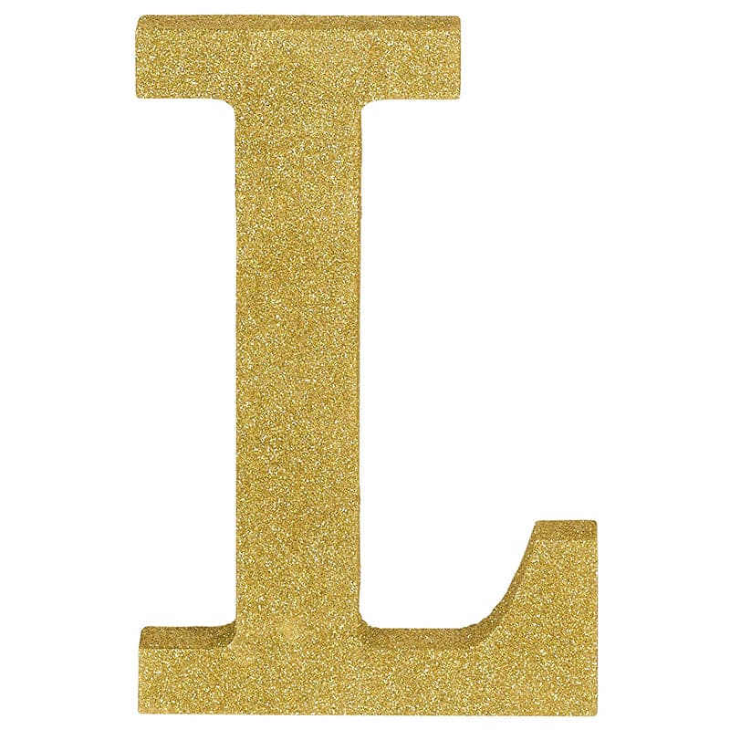 Letter L Glitter