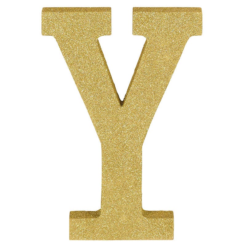 Letter Y Glitter