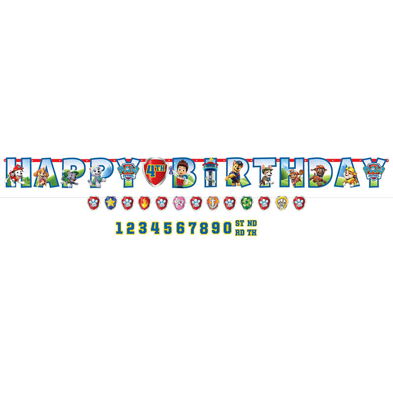 Paw Patrol Personalized Jumbo Letter Banner Kit