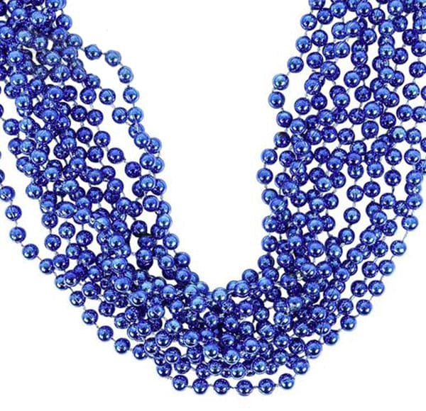 Blue Bead Necklaces 12ct