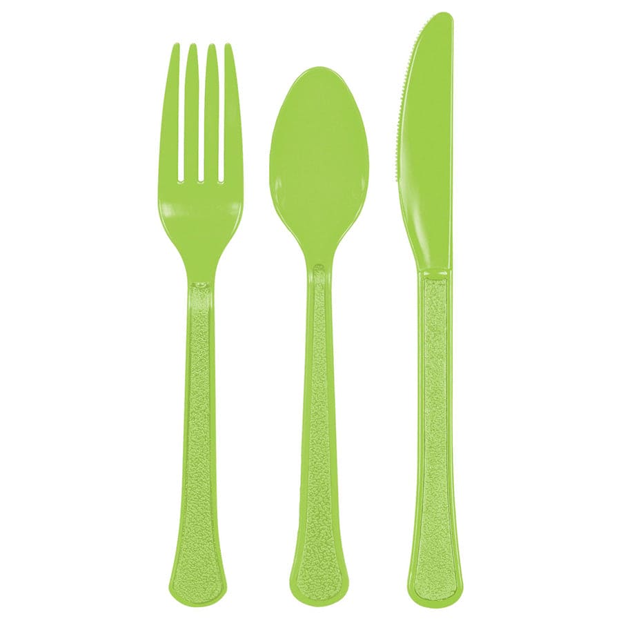 Heavy Weight Assorted Cutlery - Kiwi 12Ct