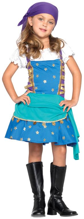 Cute Gypsy Princess Girls Costume