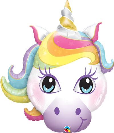 Unicorn 36in Metallic Balloon