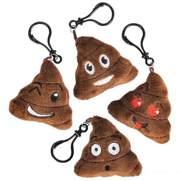Plush Poop Keychain