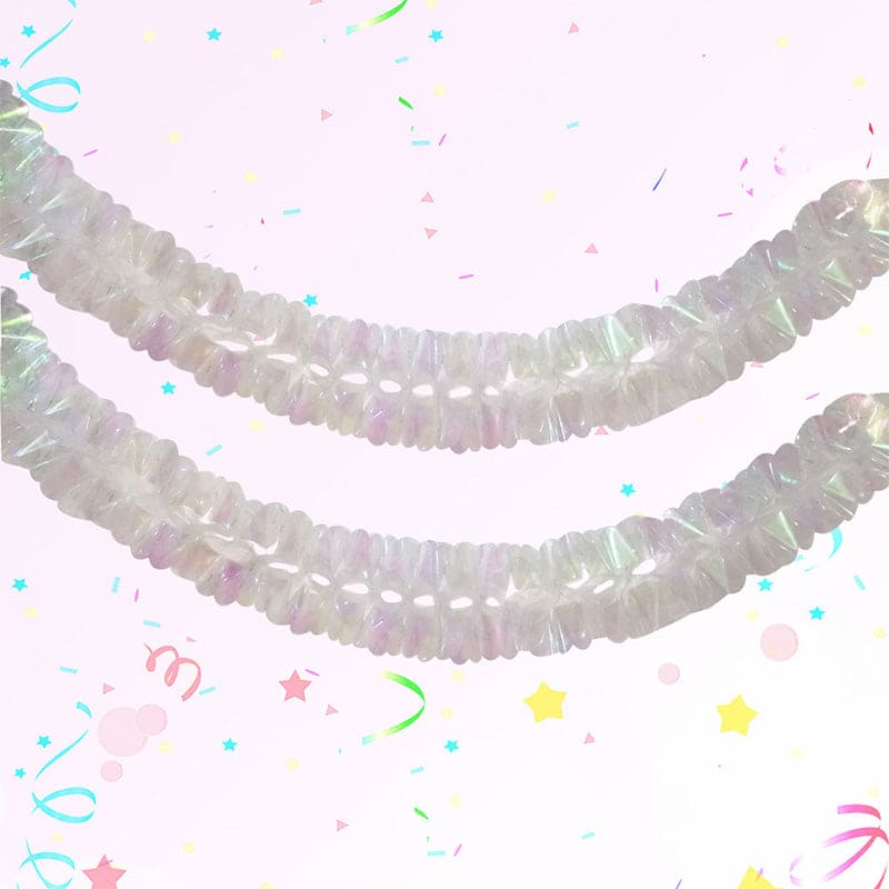 Iridescent Foil Garland 12 ft.