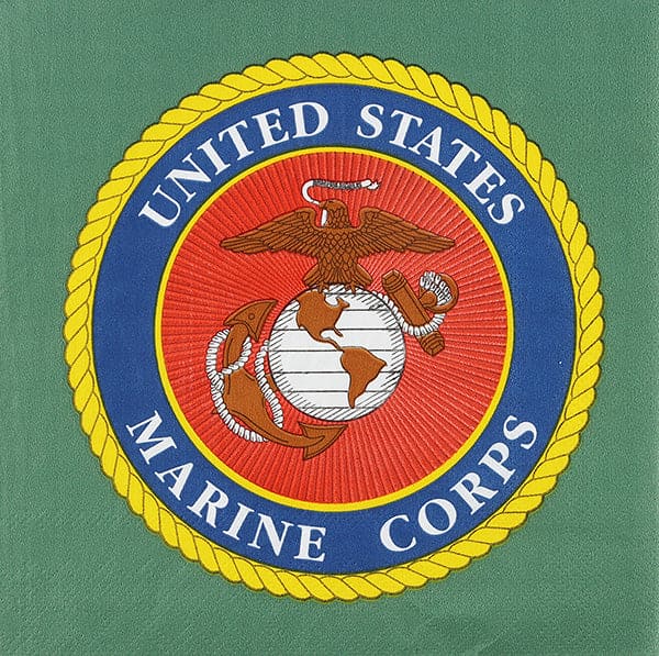 United States Marines Luncheon Napkins 16ct