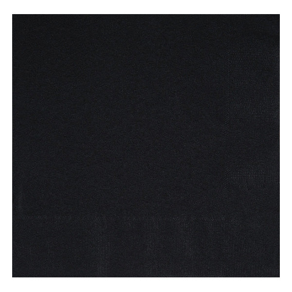 Black Luncheon Napkins 40ct
