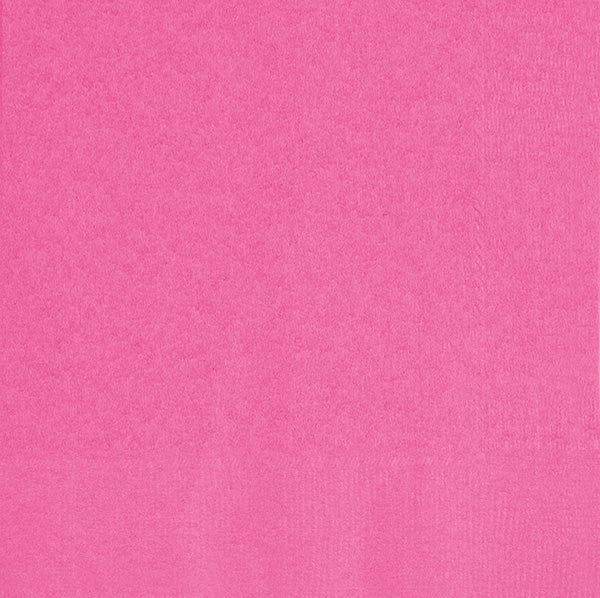 Hot Pink Beverage Napkins 40ct