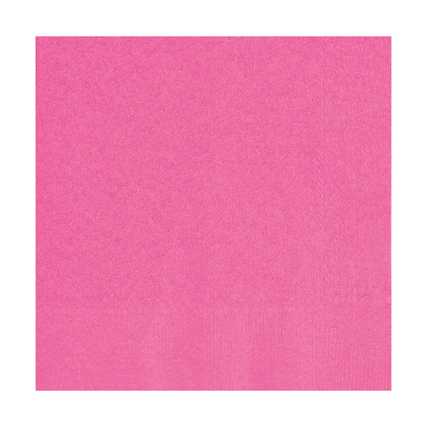 Hot Pink Beverage Napkins 100ct