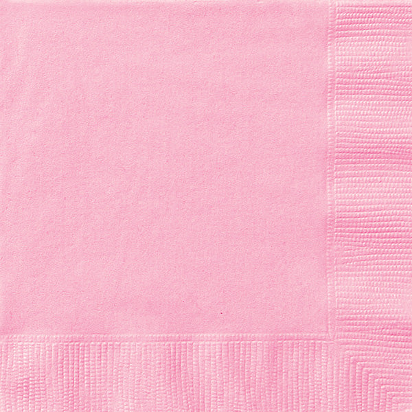 Pink Beverage Napkins 40ct