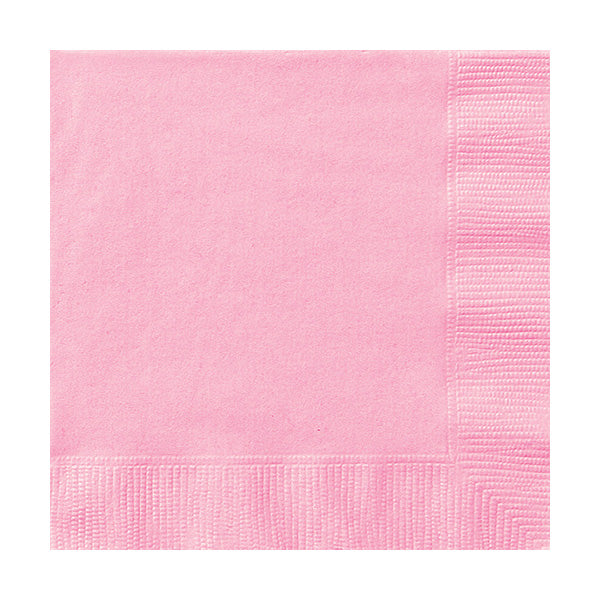 Pink Beverage Napkins 100ct