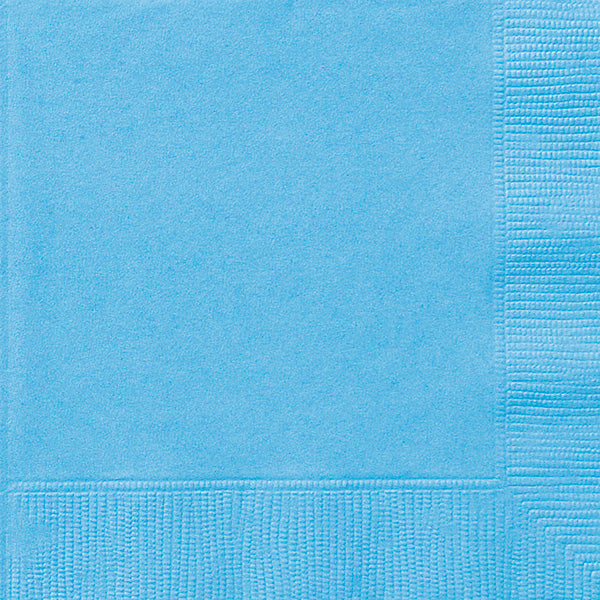 Powder Blue Beverage Napkins 40ct