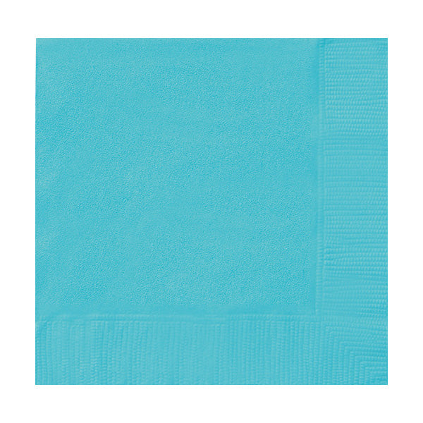 Teal Beverage Napkins 40ct