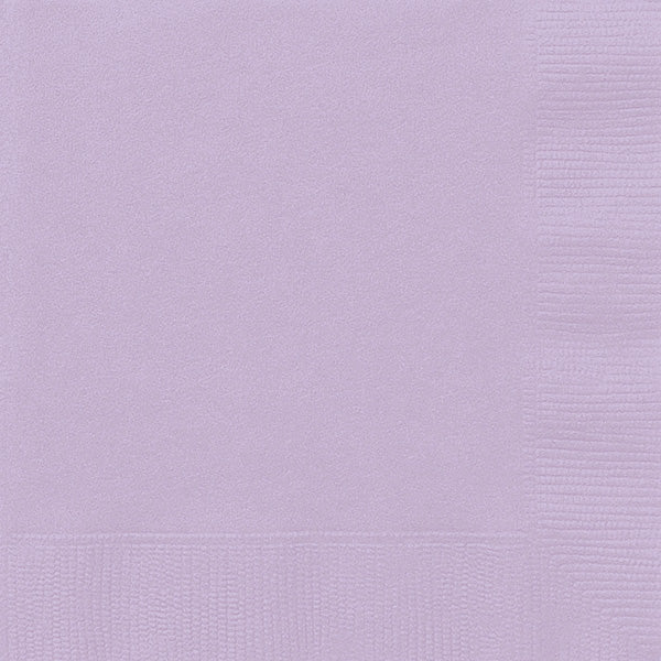 Lavender Beverage Napkins 100ct