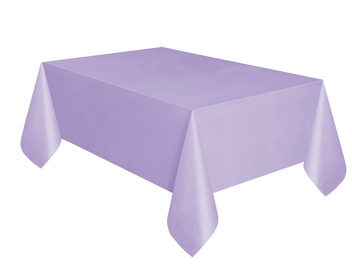 Lavender 54 x 108in Plastic Table Cover