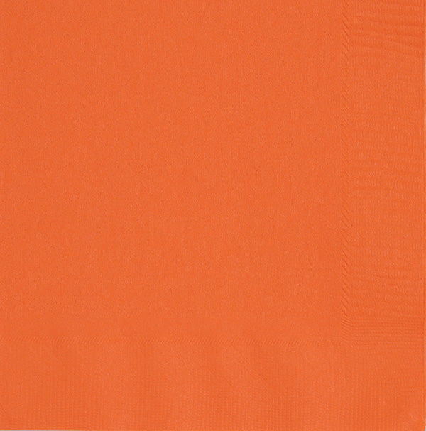 Orange Big Pack Lunch Napkins 100ct
