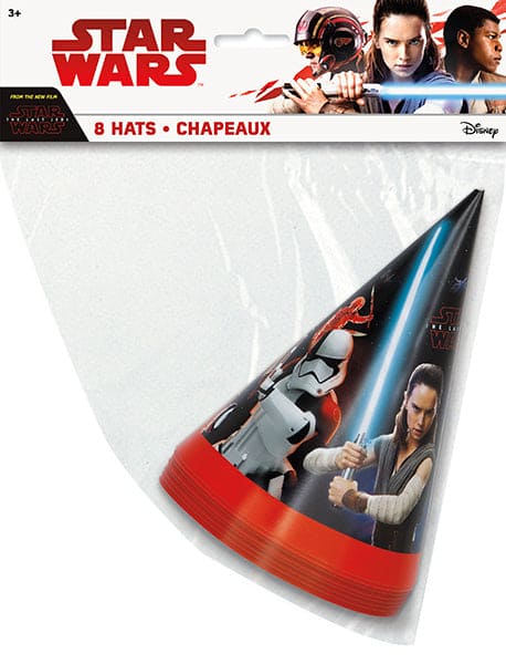 Star Wars Paper Cone Hats 8ct
