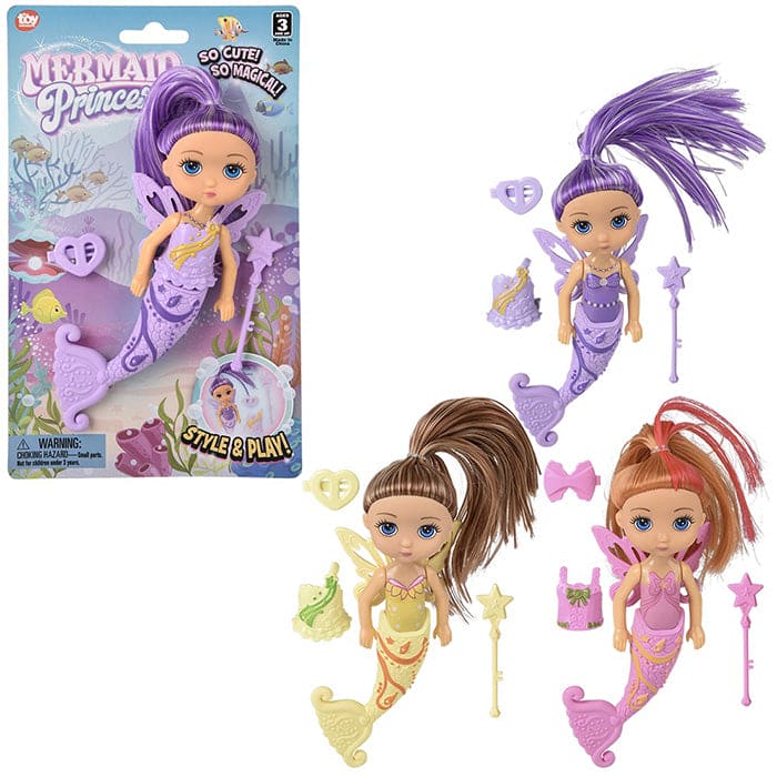 Mermaid Princess Doll with Accessories