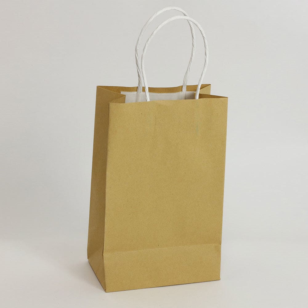 Paper Tote Bags Natutal 10ct