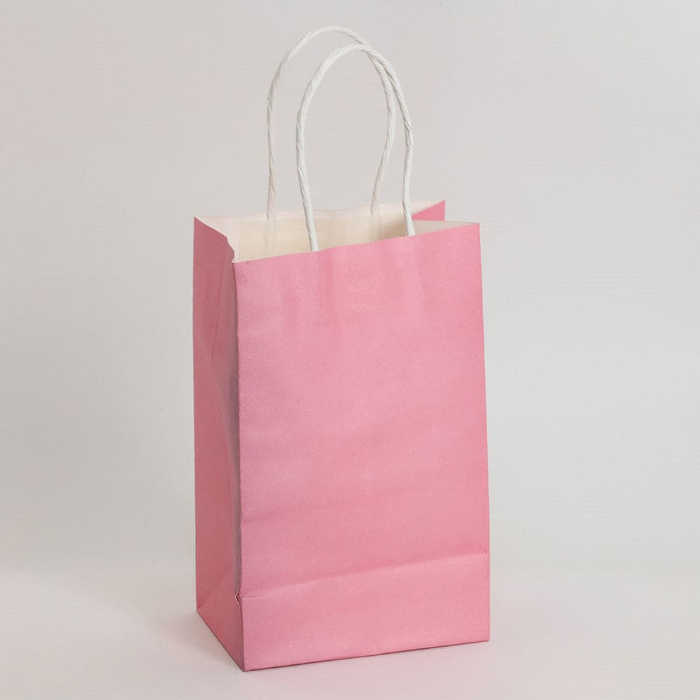 Paper Tote Bags Pink 10ct