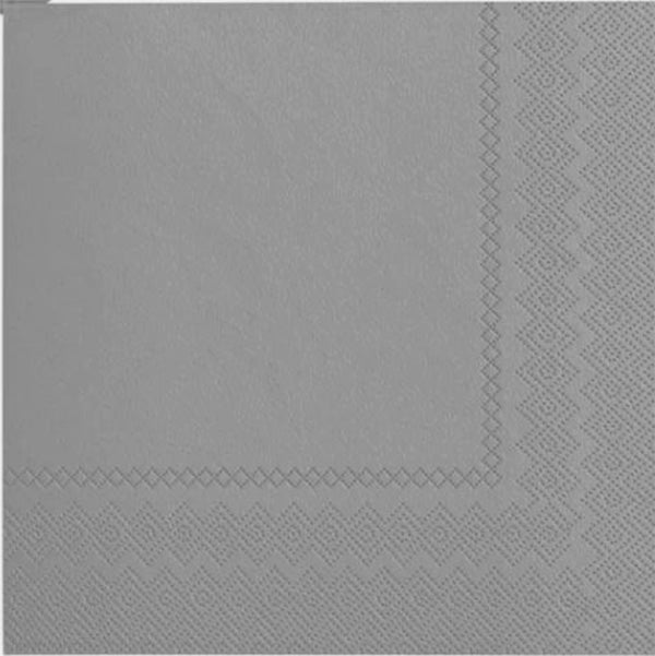 2-Ply Lunch Napkins Silver 50ct