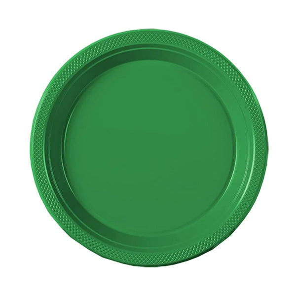 Emerald Green Big Party Pack 7in Plastic Plates 50ct
