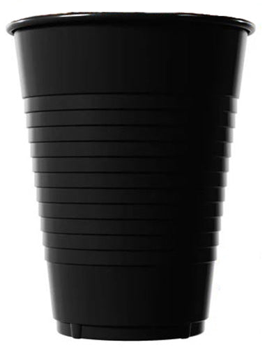 Black 12oz Plastic Cups 50ct
