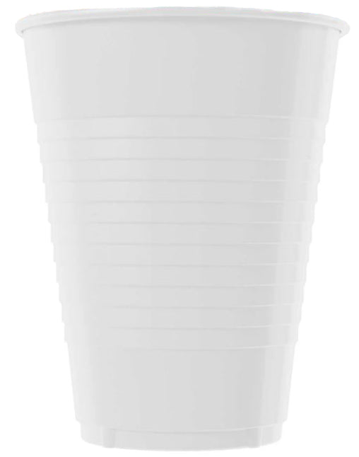 White 12oz Plastic Cups 50ct