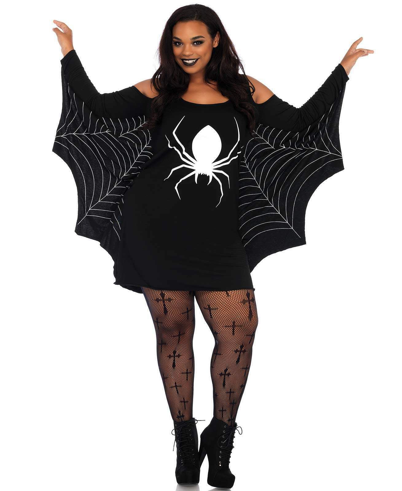 Jersey Spiderweb Adult Plus Size Costume
