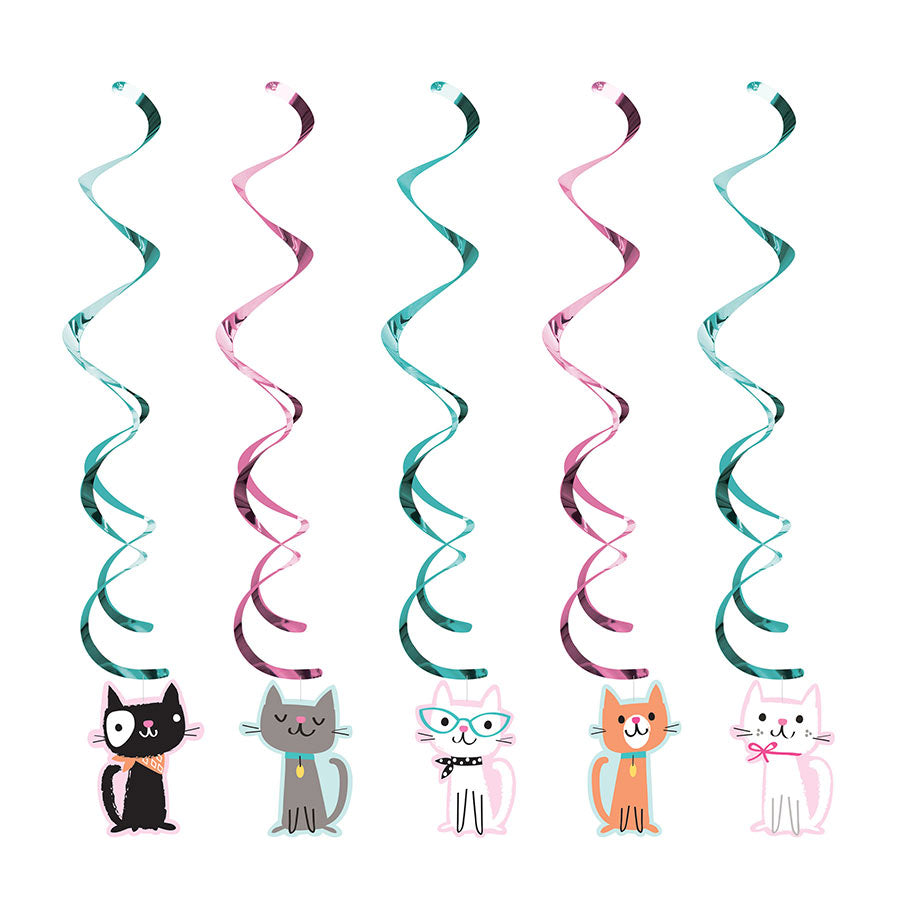 Purr-fect Party Dizzy Danglers 5ct