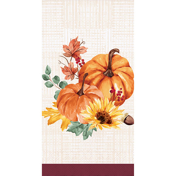 Fall Feast Paper Guest Napkins 16ct
