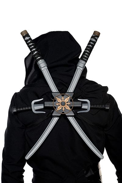 Ninja Sword Sheath Backpack Set Costume Accessory