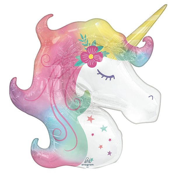 Magical Unicorn 33in Metallic Balloon